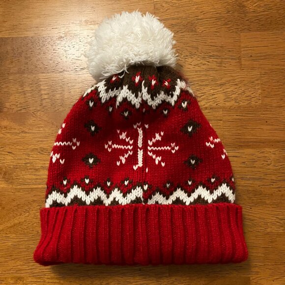 Tim Hortons Knit Toque Red Hat - Picture 2 of 4